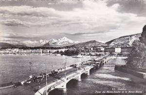 Switzerland Geneve Pont du Mont Blanc  Photo