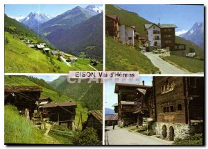 Postcard Modern Eison Val d'Herens Valais