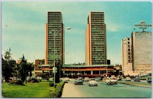 El Centro Bolivar Caracas Venezuela Good Year Cauchos Street Entrance Postcard