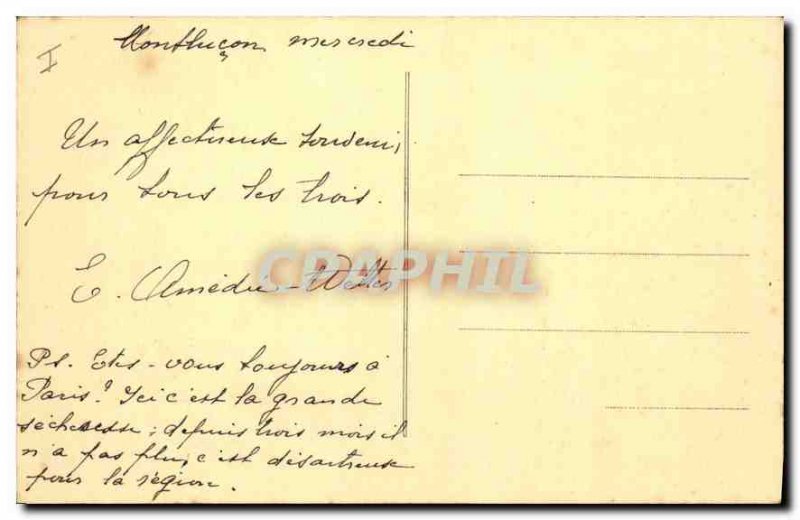 Old Postcard Montlucon Eglise Saint Pierre