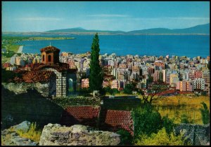 Greece Post card - Panarama from the monastery Viata doms, Thessaloniki, unused