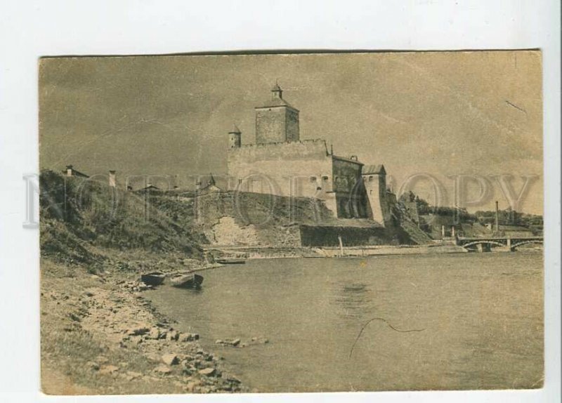 437323 ESTONIA NARVA Hermann Castle Vintage postcard