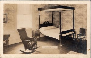 Frankfort Kentucky Historic Liberty Hall Interior Colonial Bedroom Postcard X10