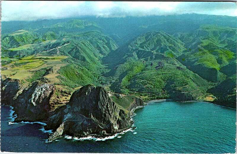 Postcard AERIAL VIEW SCENE Honolulu Hawaii HI AO9129