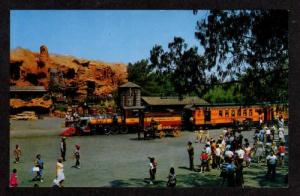 CA Knott's Berry Amusement Park Train BUENA PARK CALIF California Postcard