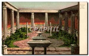 Italy Italia Old Postcard Pompei Casa del Vetti