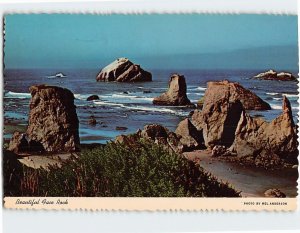 Postcard Beautiful Face Rock, Bandon-By-The-Sea, Bandon, Oregon