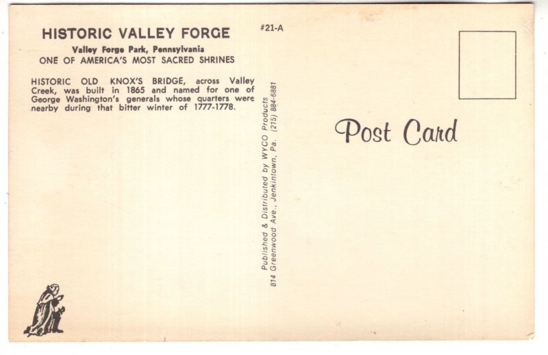 Old Covered Bridge at Valley Forge Park, Pennsylvania