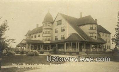 Real Photo, Great Northern Hotel in Millinocket, Maine