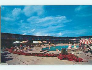 Unused Pre-1980 LA SANDS WESTERN HILLS MOTEL & POOL Shreveport LA u5908