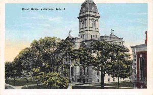 Court House Valparaiso Indiana 1920s postcard