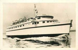 Flagship M.V. Chinook, Washington, Puget Sound, Johnston, RPPC