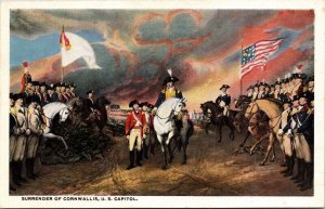 Surrender Cornwallis US Capitol WB Postcard VTG UNP BS Reynolds Vintage Unused 