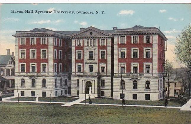 New York Syracuse Haven Hall Syracuse University 1914