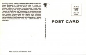 America's First Christmas Store on Main Street in Smethport, PA, 1986 Po...