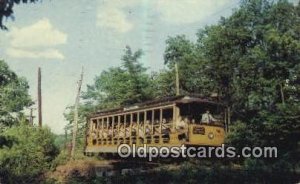 No 1414 Former Conn Co Open Bench Car Branford Trolley Museum, Conn, USA 1964 