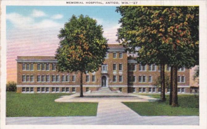 Wisconsin Antigo Memorial Hospital 1950