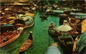 CPM AK THAILAND Bangkok, Scene of the floating market (344373)