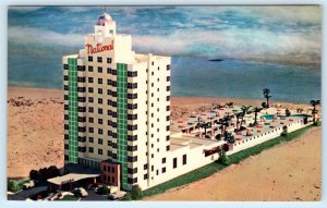 MIAMI BEACH, Florida FL ~ Art Deco NATIONAL HOTEL ca 1950s Roadside Postcard