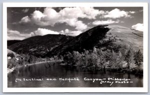 K45/ Missoula Montana RPPC Postcard 50s Mt Sentinel Hellgate McKay  419