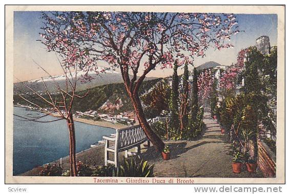 Giardino Duca Di Bronte, Taormina (Sicily), Italy, 1900-1910s