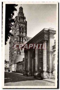 Postcard Old Museum Tours Entree former archdiocese and towers of the Cathedral