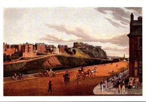 Scotland Edinburgh View Of Princes Street Circa 1814