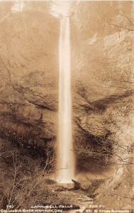 COLUMBIA RIVER HWY OR~LATOURELL FALLS~CROSS & DIMMITT #551 REAL PHOTO POSTCARD