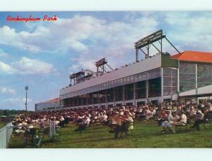 Unused Pre-1980 GRANDSTAND AT ROCKINGHAM PARK Salem New Hampshire NH v5441