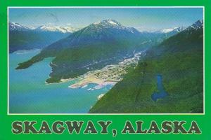 Alaska Skagway Aerial View 1988