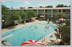 Roadside~Motel~Howard Johnson Motor Lodge Orlando FL~Swimming Pool~Vintage PC 