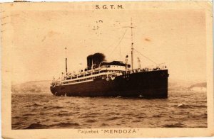 CPA AK Paquebot MENDOZA S.G.T.M. SHIPS (704215)