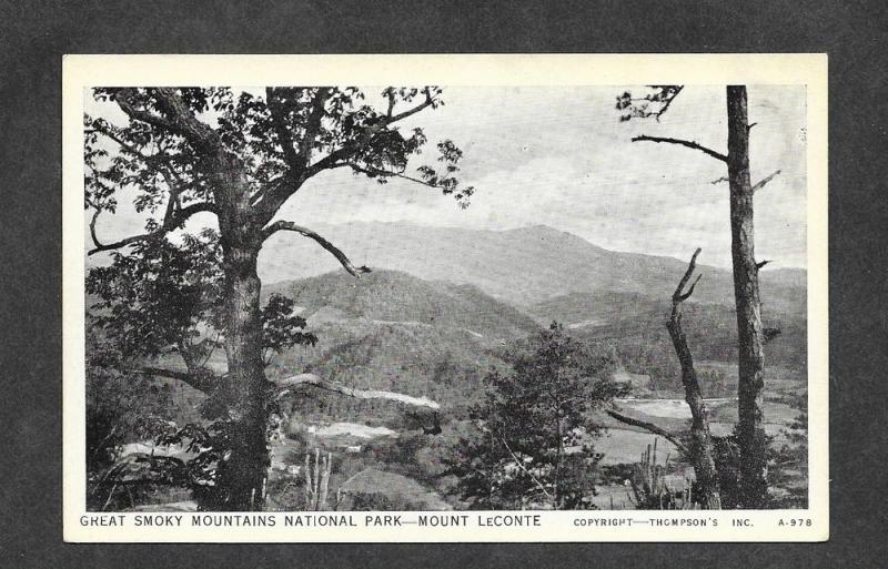 Vintage Postcard Great Smokey Mountains National Park!