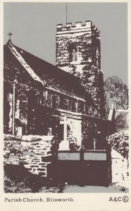 Blisworth Church Northamptonshire PB Postcard