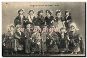 Old Postcard Doll North Cotes costumes Group