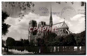 Old Postcard Paris La Cathedrale Notre Dame