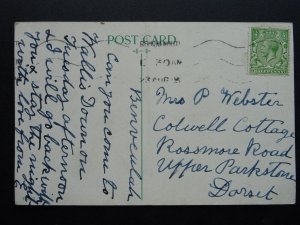 Heavy / Shire Horse Theme FARM - THREE SHIRE HORSES PULLING c1918 Postcard