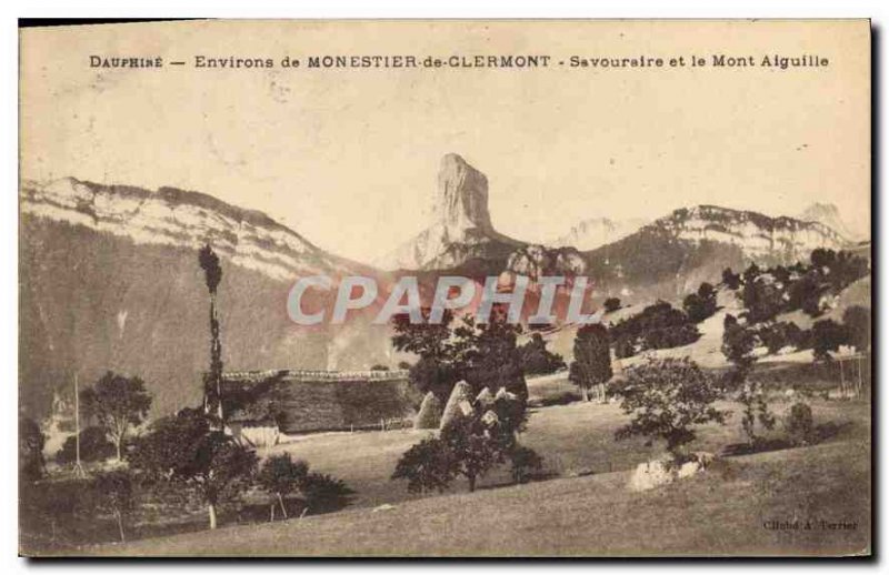 Old Postcard Dauphine surroundings of Clermont Monestier