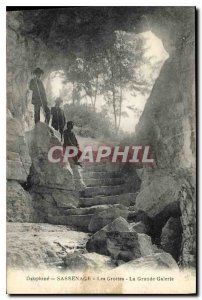 Old Postcard Dauphine Sassenage Caves large gallery