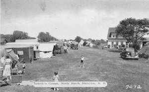 Hamilton New Hampshire North Beach Leavitt's Camps Vintage Postcard AA72020