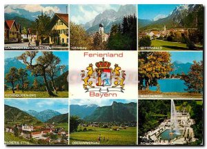 Postcard Modern Ferienland Garmisch Bayern Grainau Mittenwald