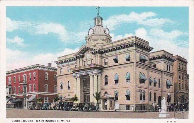 West Virginia Martinsburg Court House Curteich