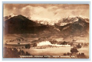 c1910 RPPC Smarkand Persian Hotel. Santa Barbara CA. Postcard F112E