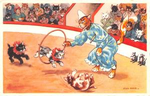 Artist Jean Paris Cats and Mouse Circus Act Unused close to perfect