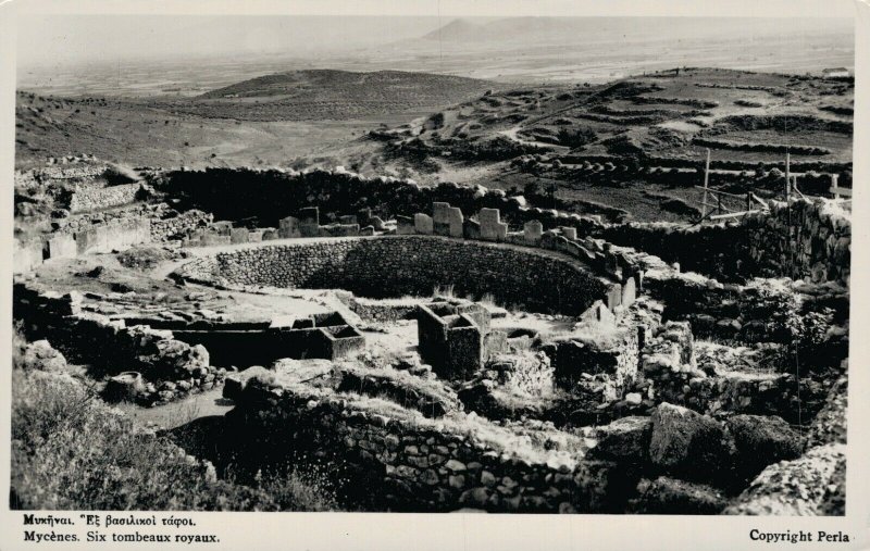 Greece Mýkines (Archaeological site of Mycenae) RPPC 06.09