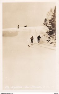 RP: Skiing ; STE. AGATHE DES MONTS , Quebec , Canada ,30-40s