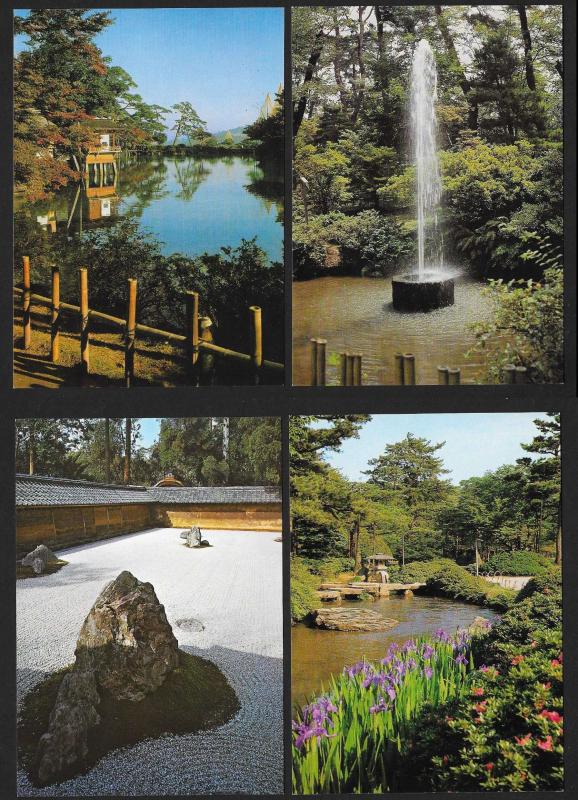 JAPAN (54) view postcards ALL Unused print shop fresh c1960s