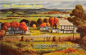 Eisenhower Farm Artist Lane Studio Postcard