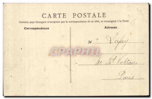 Chateau d & # 39Ermenonville Old Postcard Waterfall