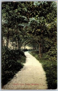 Vtg Centre Moriches Long Island New York NY Lover's Lane 1909 View Old Postcard